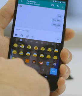 Android N new emoji diagram