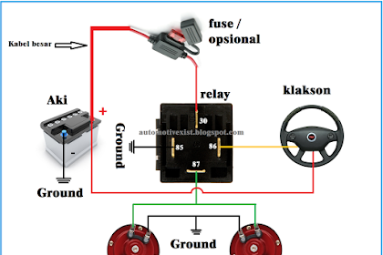 Cara Memasang Relay Pada Klakson Mobil