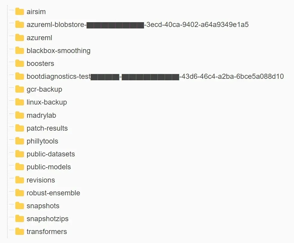Microsoft Exposed containers
