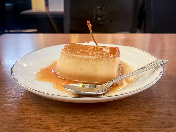 茅場町『サン茶房』レトロなプリン