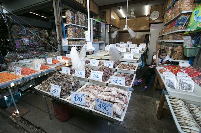 Mercato del treno di Mae Klong