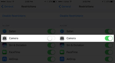 How to Remove camera connection from the iPhone lock screen