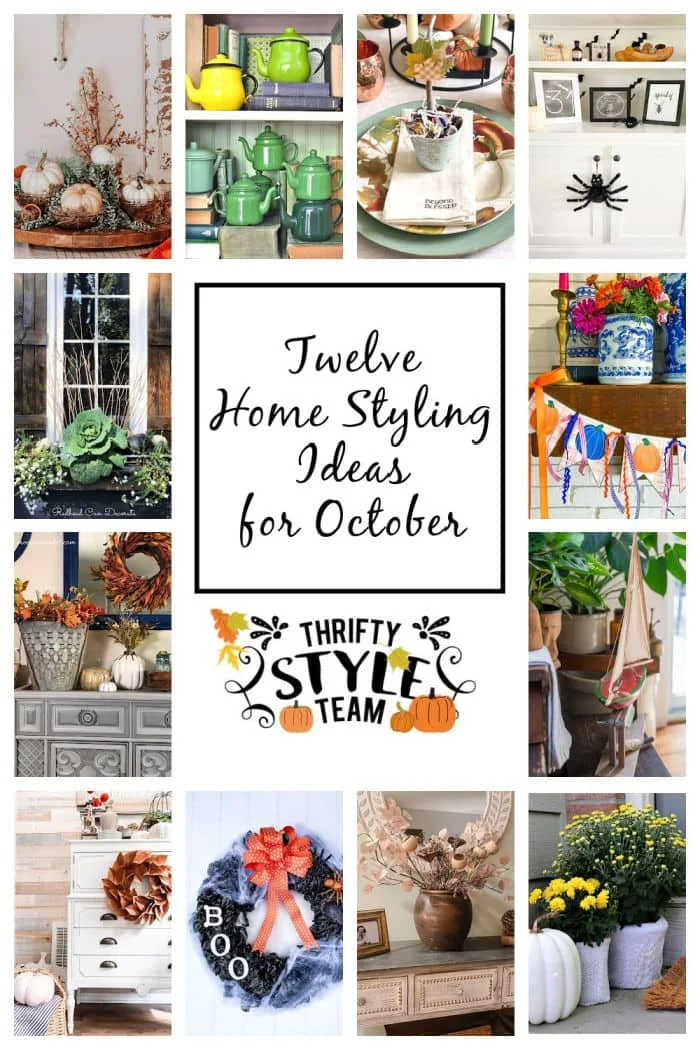 Thrifty Style Team October decorating and DIY ideas