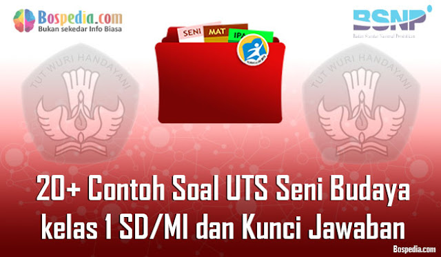 Lengkap - 20+ Contoh Soal UTS Seni Budaya kelas 1 SD/MI dan KunciJawaban