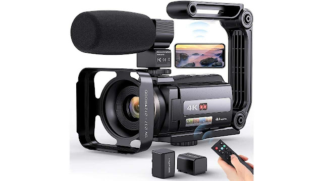 Aepannay 4K Video Camera Camcorder