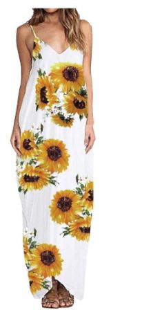 TREE Women's Long Maxi Dress 2021 - Plus Size Sleeveless Summer Party Cami Dress