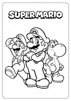 Dibujos de Super Mario Bros para colorear