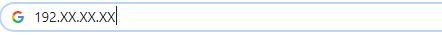 address bar of your web browser