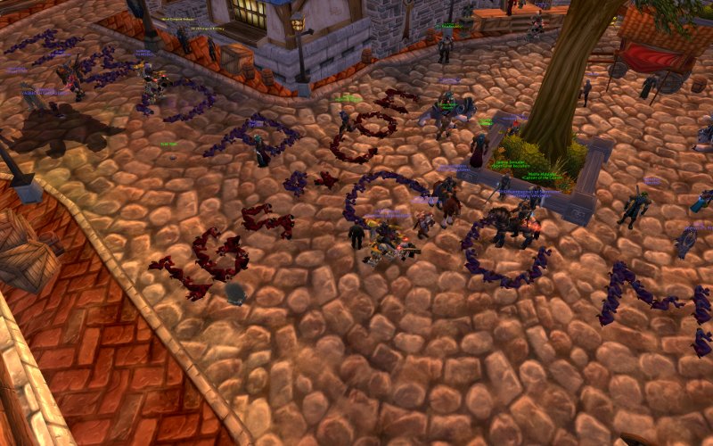 Corpse Spam in Stormwind. 2011