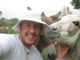 me and a donkey, not like that, jackson michigan, new friend