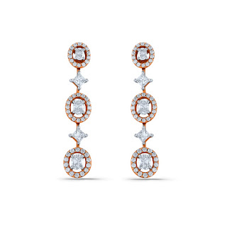 beautiful diamond chandelier earrings