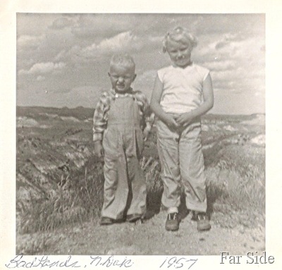 Badlands of North Dakota 1957
