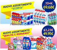 Logo Casa Henkel nuovi assortimenti Scorta e Qualità e Risparmio