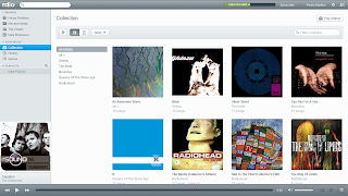 rdio screenshot - collection