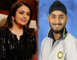 Harbhajan Singh with Nita Ambani Hot Photo