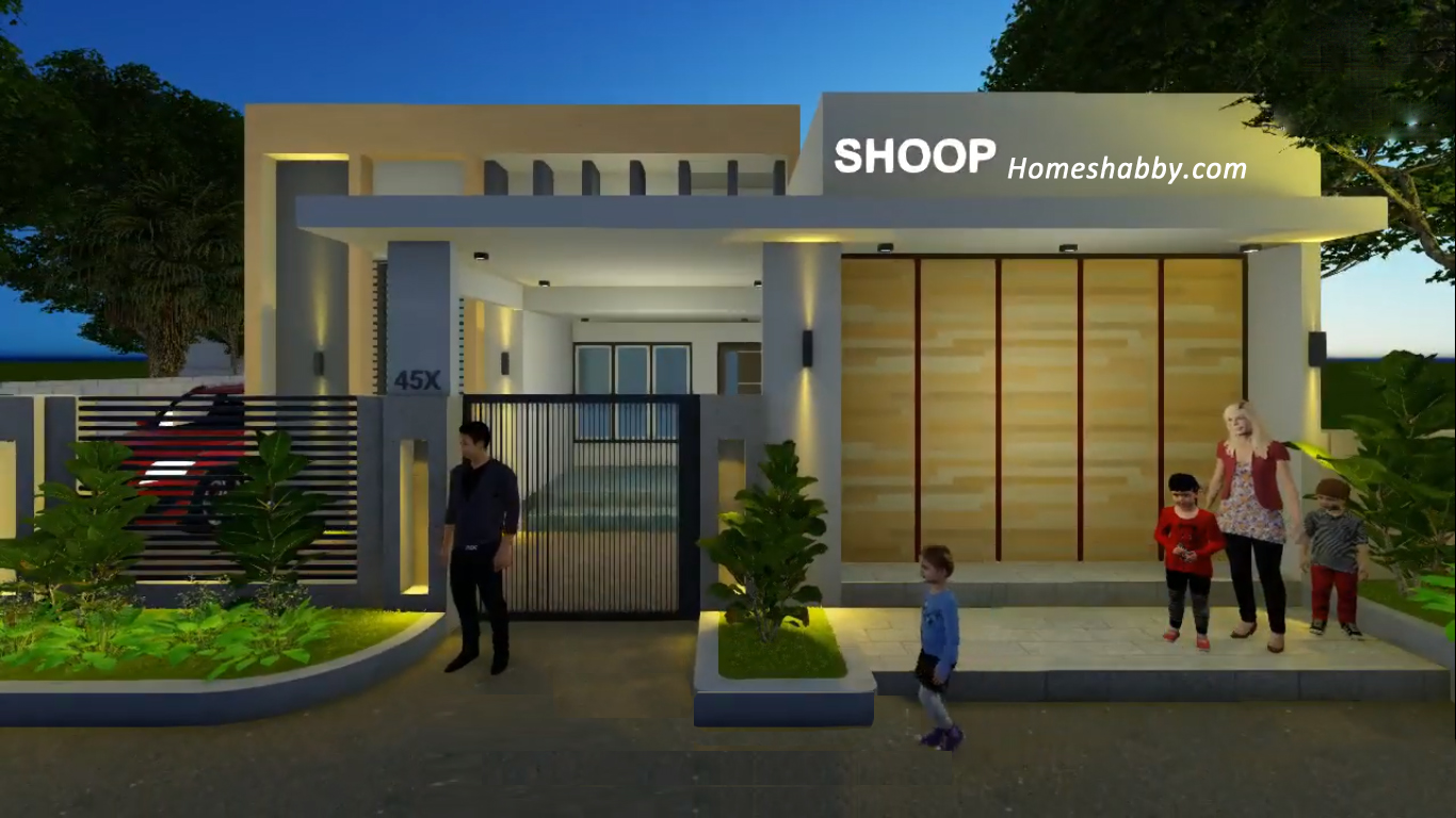 Desain Dan Denah Rumah Toko Type 36 Yang Elegan Enak Dipandang Homeshabbycom Design Home Plans