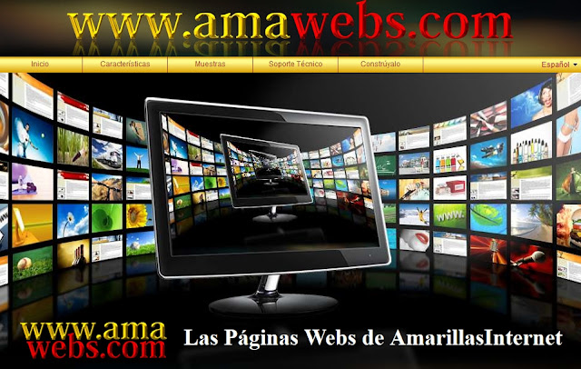 Amawebs.Las paginas web de Amarillas Internet