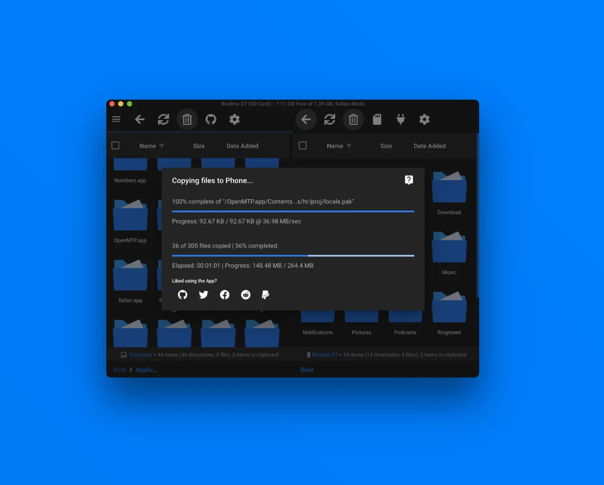 OpenMTP | Die perfekte erweiterte Android File Transfer Anwendung für macOS