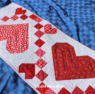 Sweetheart-Heart-Valentine-Table-Runner-Quilt Pattern