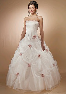 Vestidos de Novia Rosados, parte 1