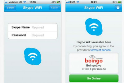 Dia das mães com Wi-Fi grátis do Skype