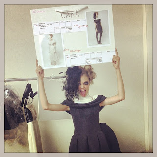 Instagram - Backstage  Cara Delevingne