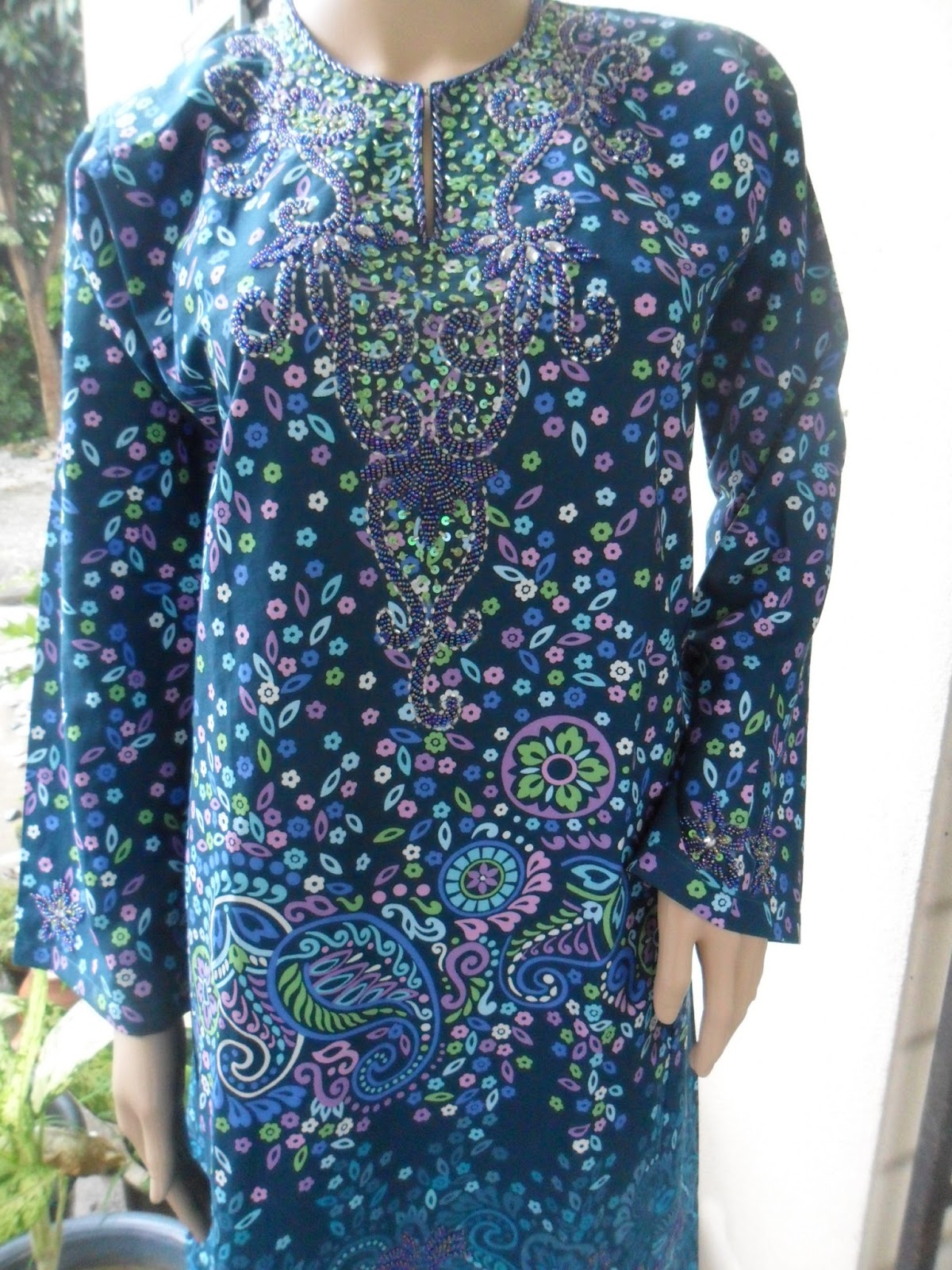 marliamar collection baju  kurung  pahang cotton vietnam 