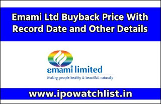 Emami Ltd Buyback