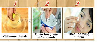 lam trang da tu nhien bang chanh