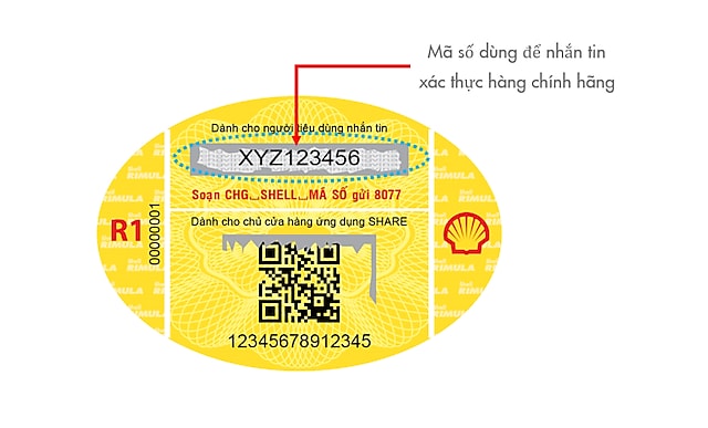 Kiểm tra nhớt Shell bằng tin nhắn SMS