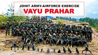 'Vayu Prahar' Exercise Conducted by Indian Army and Air Force