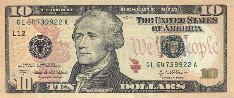 1000 dollar bill. american 1 dollar bill