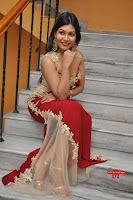 Rachana Smith in a Red Deep Neck Leg Split Gown ~  Exclusive Galleries 064.jpg