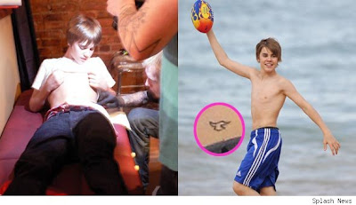 Justin Biebers Tattoo