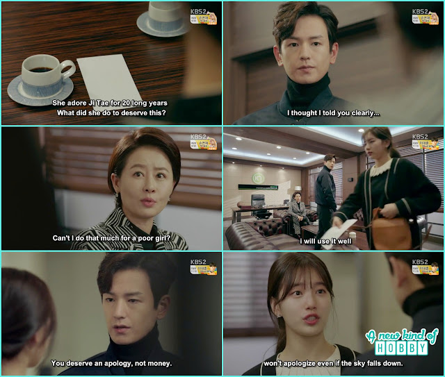 noh eul take 1 million dollar from ji taek mother - Uncontrollably Fond - Episode 14 Review