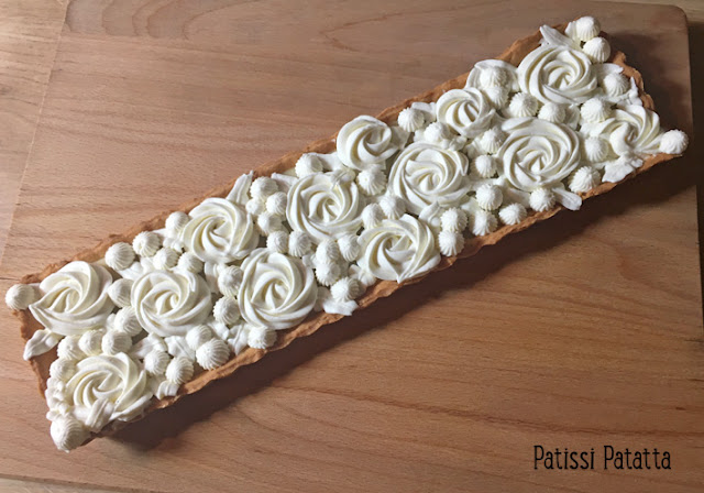 recette de tarte au café, tarte au café, ganache au café, chantilly au café, dessert, tarte, jones brothers coffee, pink éléphant, café thaïlandais, pâtisserie, tarte très déco, patissi-patatta