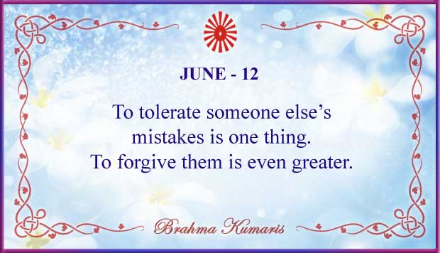 Thought For The Day June 12