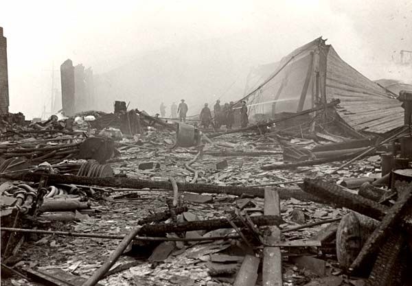 27 September 1940 worldwartwo.filminspector.com Liverpool bomb damage