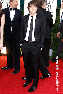 Jesse Eisenberg attends the 68th Annual Golden Globe Awards in Beverly Hills, CA on January 16, 2011