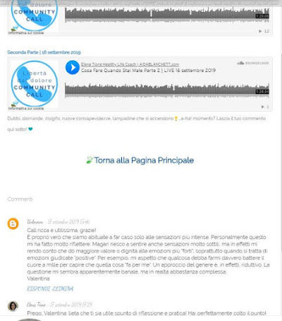 Il cuore di Libertà dal dolore sono le Call Tematiche Mensili e le Coaching Call di gruppo!