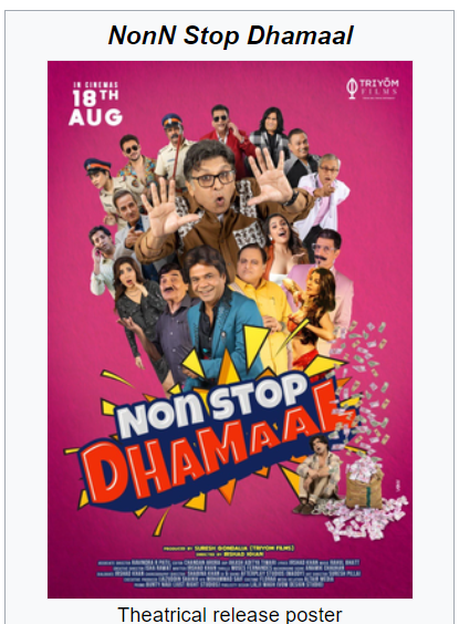 Non Stop Dhamaal Full Movie Download HD 720p 1080p 480p filmyzilla, movieflix, telegram Etc