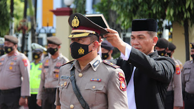 Kapolresta Palu Pimpin Sertijab Kabagops Polresta Palu