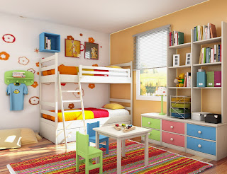 children bedroom kid bunk beds