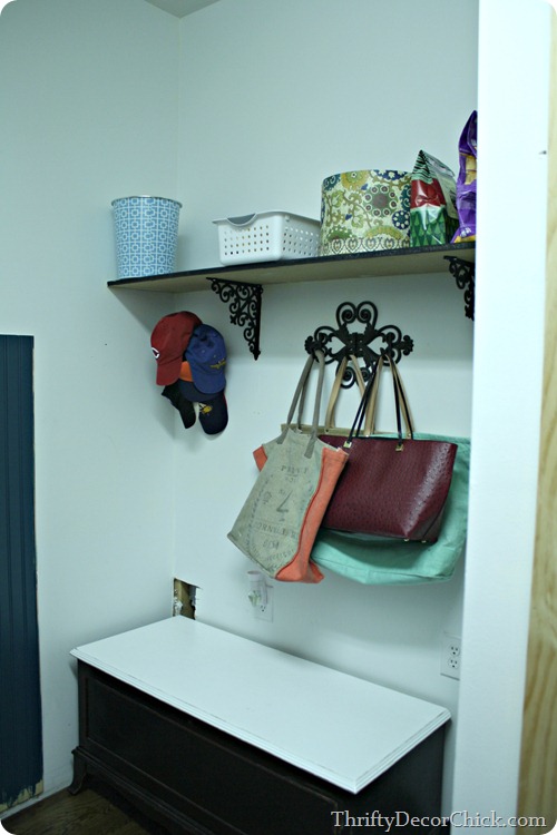 laundry turned mud room 