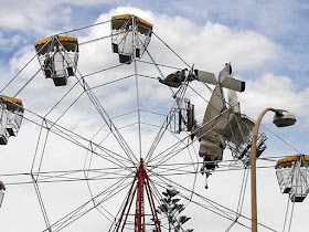 plane hits ferris wheel in australia; no one injured