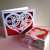 Plantilla para recortar corazón para postal