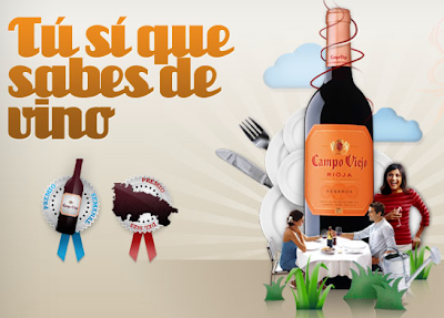 premios un viaje para dos personas a Bodegas Campo Viejo en Logroño 3 lotes de vino de 3 botellas promocion vino campoviejo Grupo Domecq Bodegas España 2011