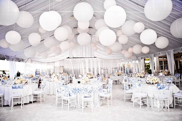 I think the white adds a nice calming feel to the reception