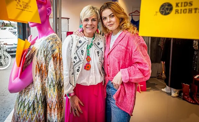 Dutch Countess Eloise, Princess Laurentien and Count Claus-Casimir opened their pop-up store My Lima Lima