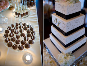 Wedding Cake Lollipops and 4 Tier Cake